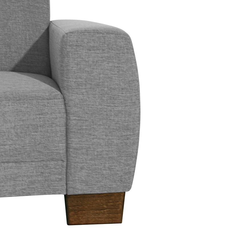 Max Winzer Ecksofa links mit Sofa 2,5-Sitzer rechts Blackpool grau