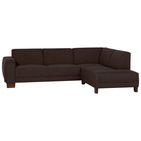 Max Winzer Sofa 2,5-Sitzer links mit Ecksofa rechts Blackpool schoko