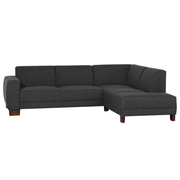 Max Winzer Sofa 2,5-zits links met hoekbank rechts Blackpool zwart