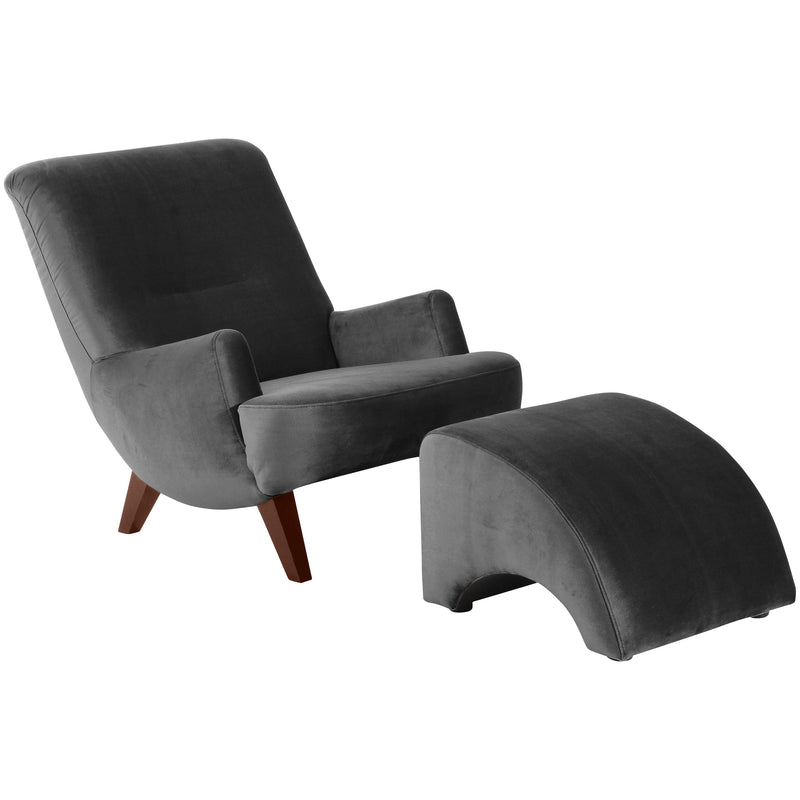 Fauteuil Brandford anthracite de Max Winzer