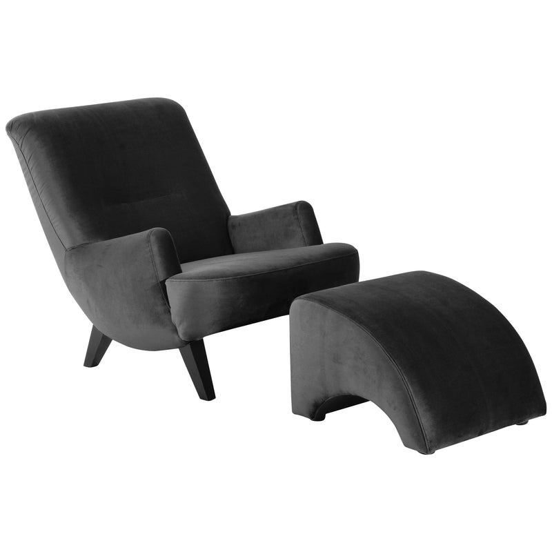 Fauteuil Brandford noir de Max Winzer