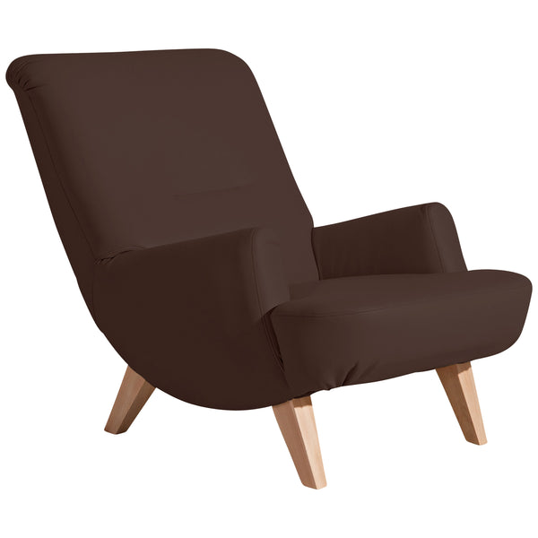 Fauteuil Brandford marron de Max Winzer