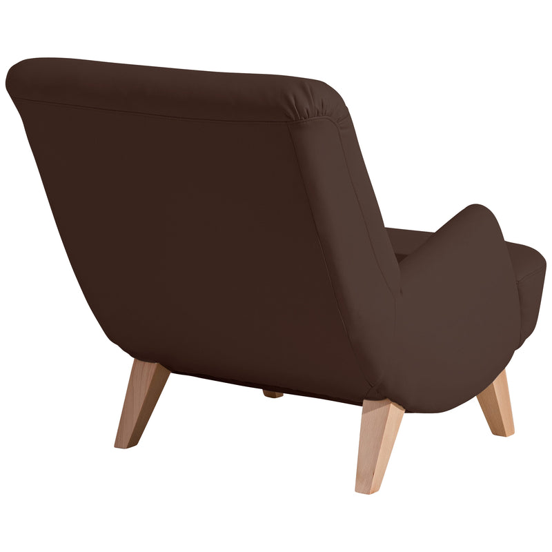 Fauteuil Brandford marron de Max Winzer