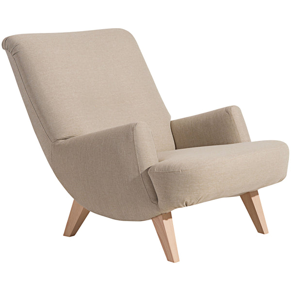 Fauteuil Brandford sable de Max Winzer