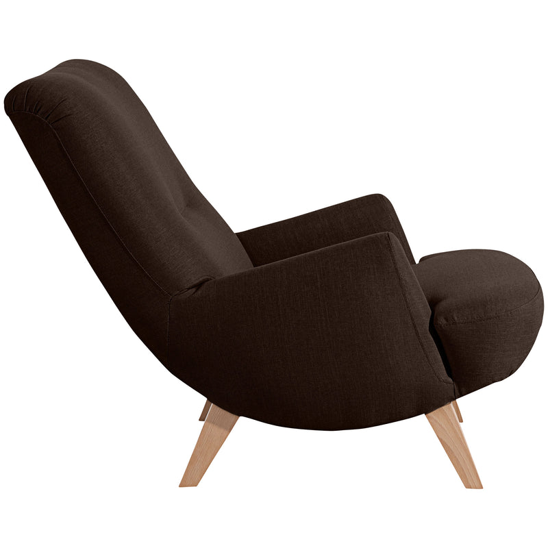 Fauteuil Max Winzer Brandford chocolat