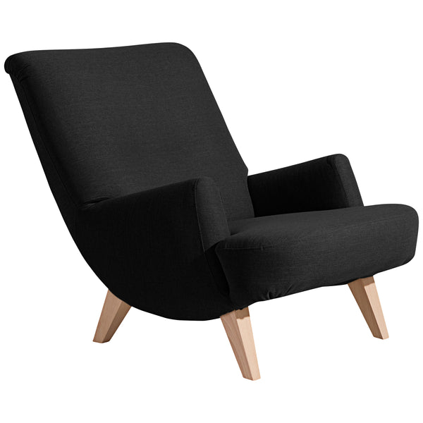 Fauteuil Brandford noir de Max Winzer