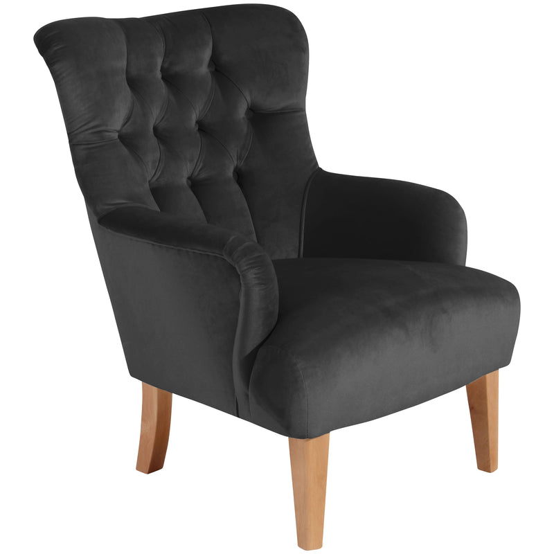 Fauteuil Brandon anthracite de Max Winzer