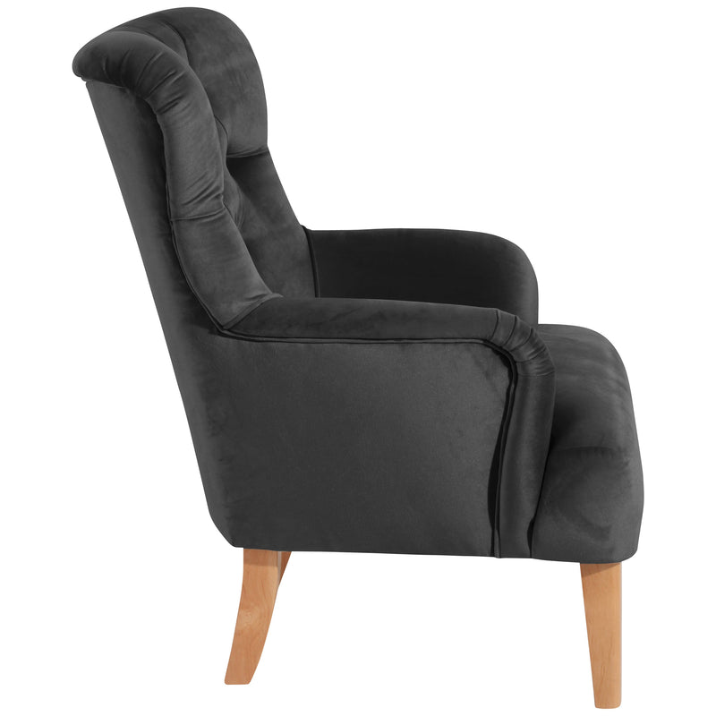 Fauteuil Brandon anthracite de Max Winzer