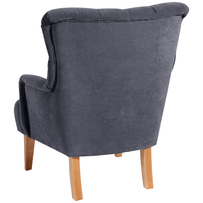 Fauteuil Brandon anthracite de Max Winzer