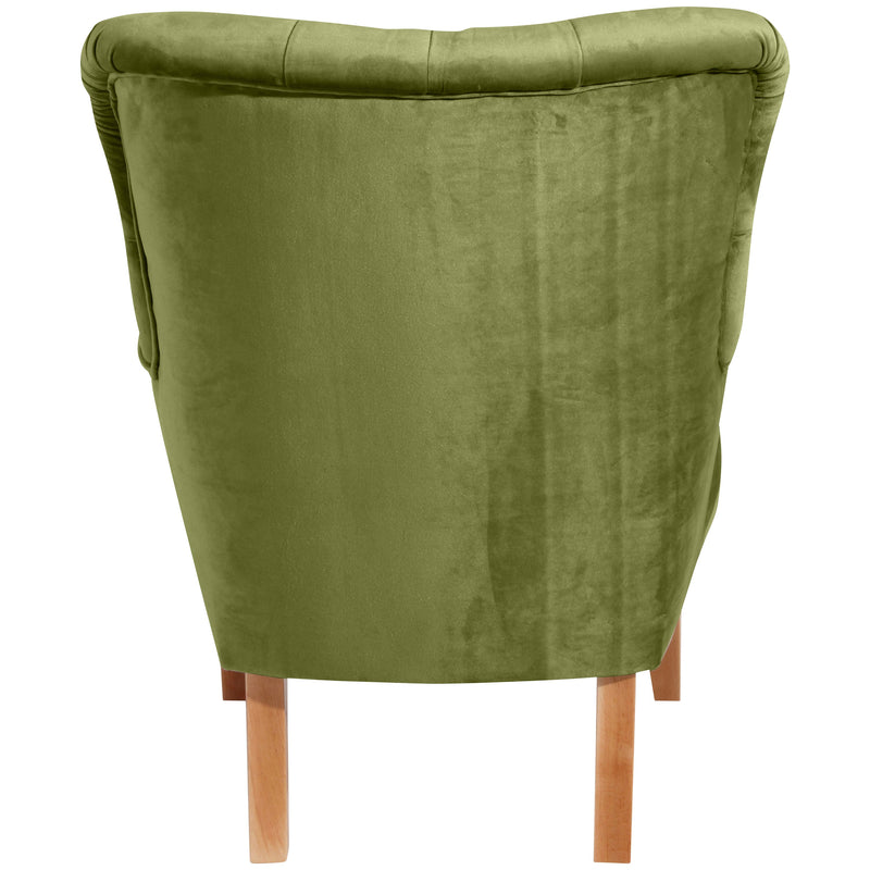 Fauteuil Brandon de Max Winzer en olive