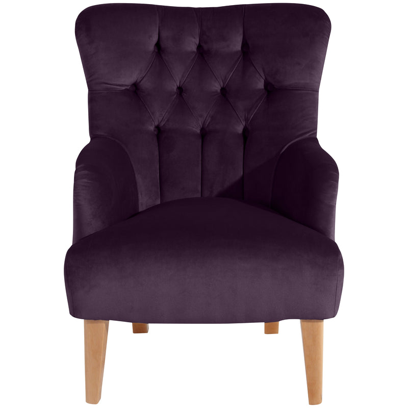 Fauteuil Brandon violet de Max Winzer