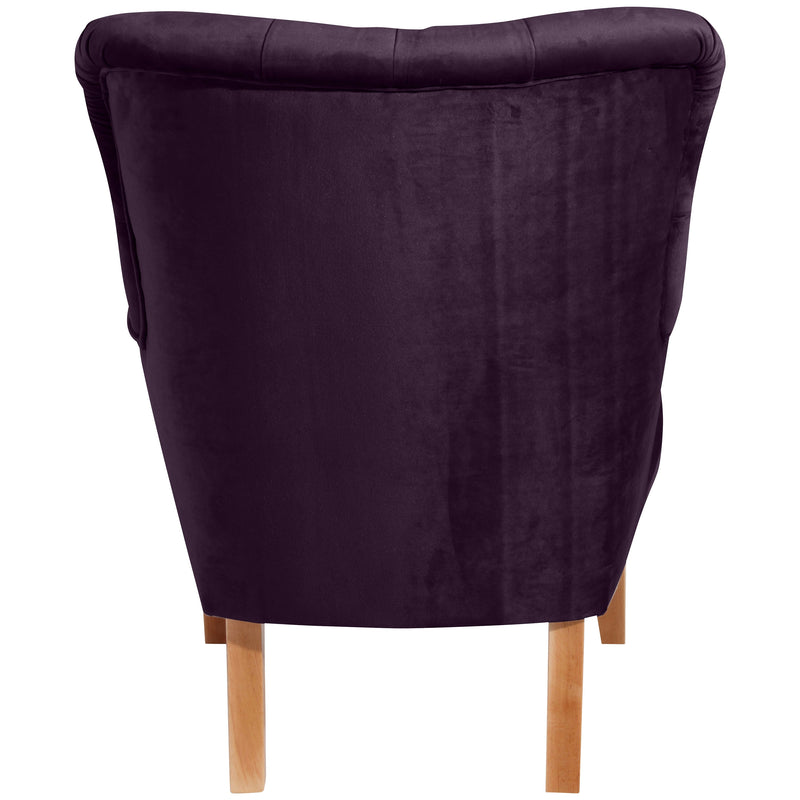 Fauteuil Brandon violet de Max Winzer