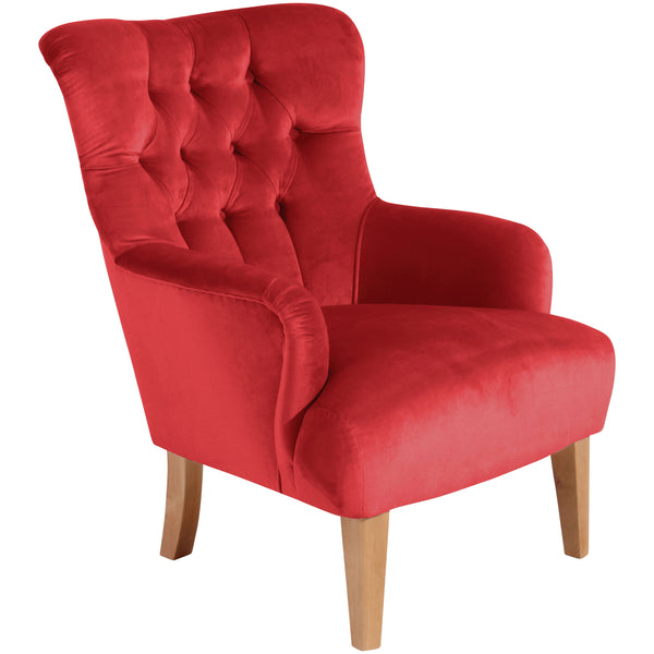 Fauteuil Brandon rouge de Max Winzer