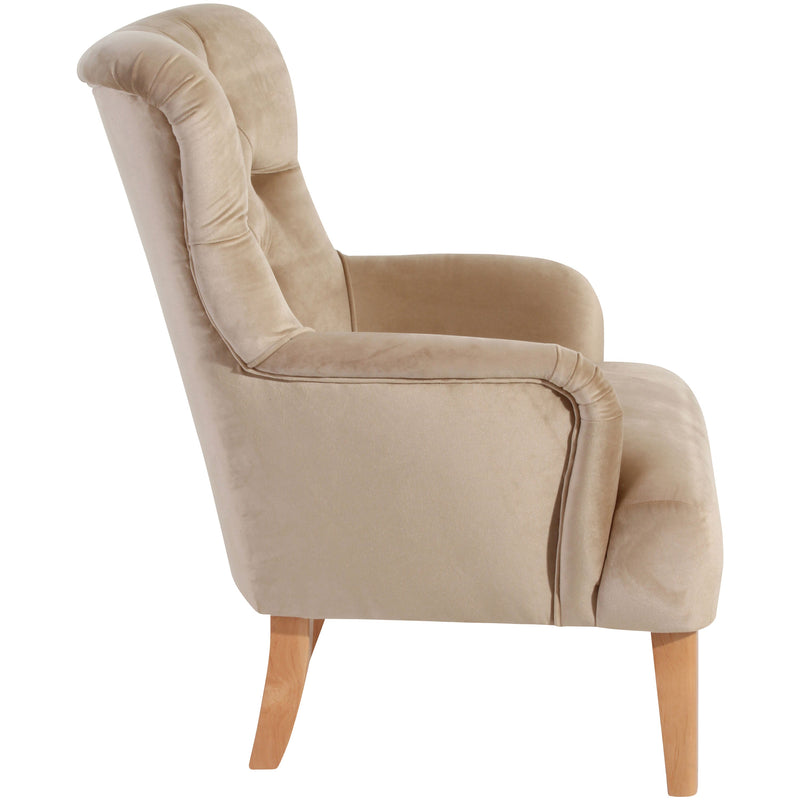 Fauteuil Brandon sable de Max Winzer