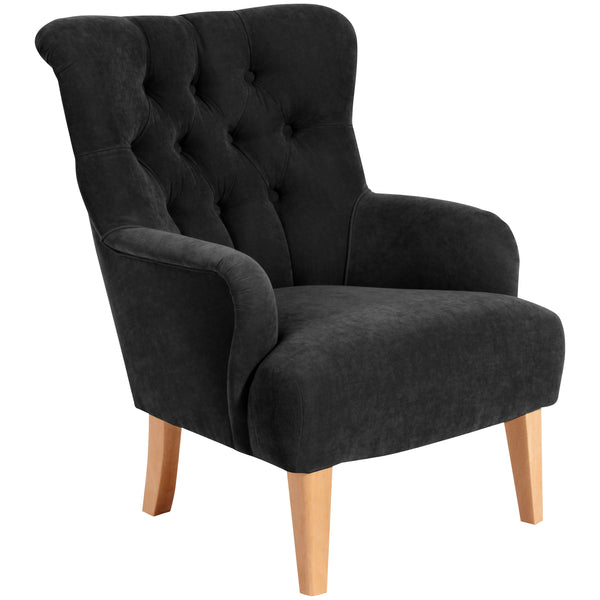 Fauteuil Brandon noir de Max Winzer