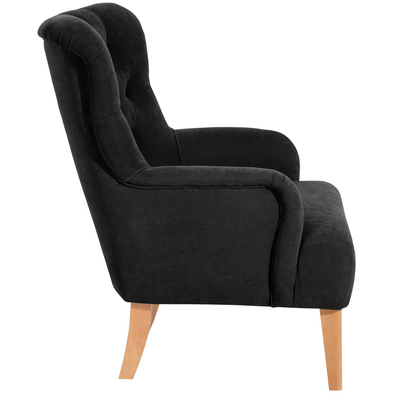 Max Winzer Fauteuil Brandon zwart