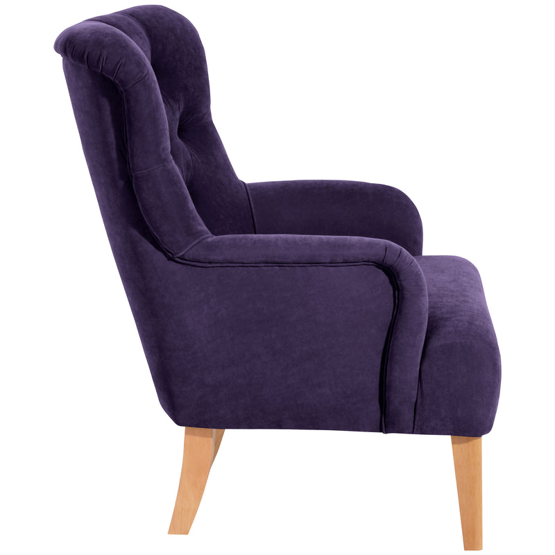 Fauteuil Brandon violet de Max Winzer