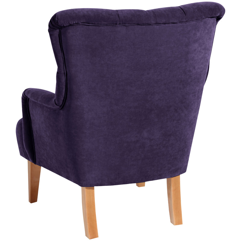 Fauteuil Brandon violet de Max Winzer