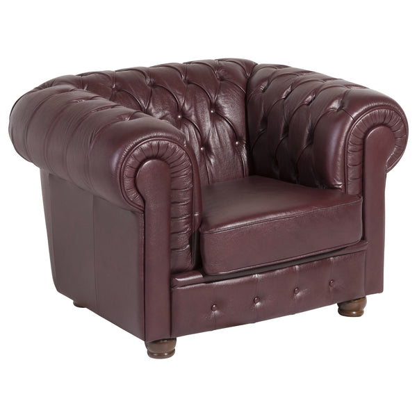 Fauteuil Bridgeport rouge de Max Winzer