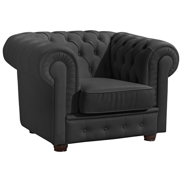 Fauteuil Bridgeport noir de Max Winzer