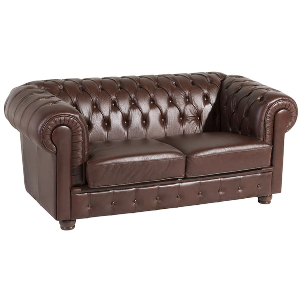 Max Winzer Sofa 2-Sitzer Bridgeport braun