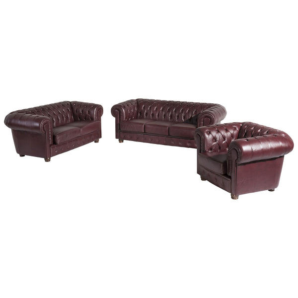 Max Winzer Sofa 3-zits / Sofa 2-zits / Fauteuil Bridgeport rood