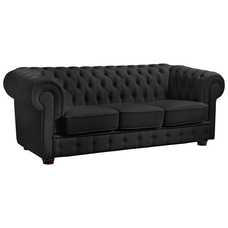 Max Winzer Sofa 3-Sitzer Bridgeport schwarz