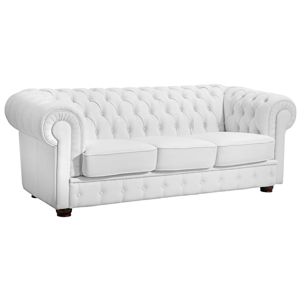 Max Winzer Sofa 3-Sitzer Bridgeport weiß