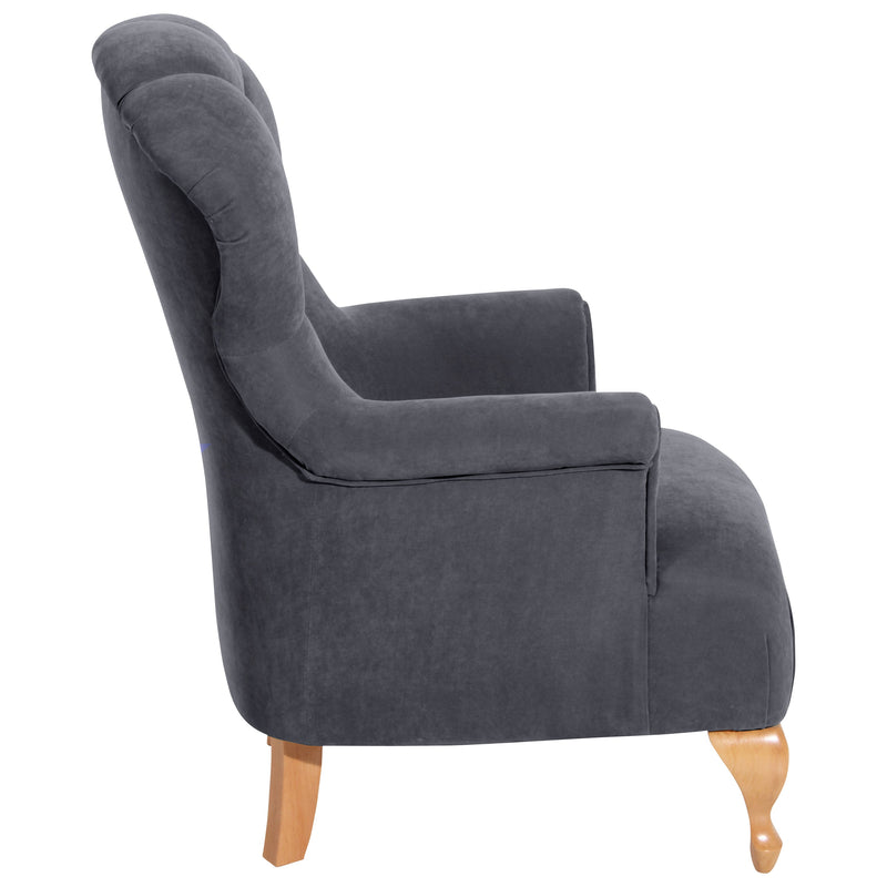 Fauteuil Camilla de Max Winzer anthracite