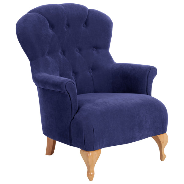 Fauteuil Camilla bleu de Max Winzer