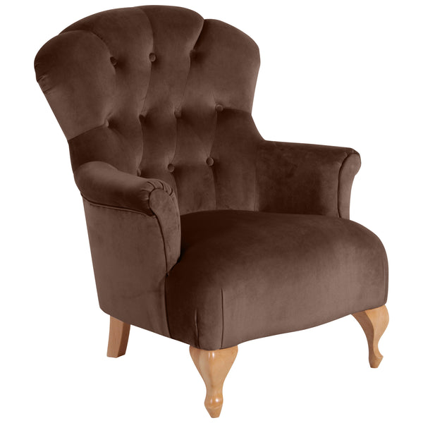 Fauteuil Camilla marron de Max Winzer