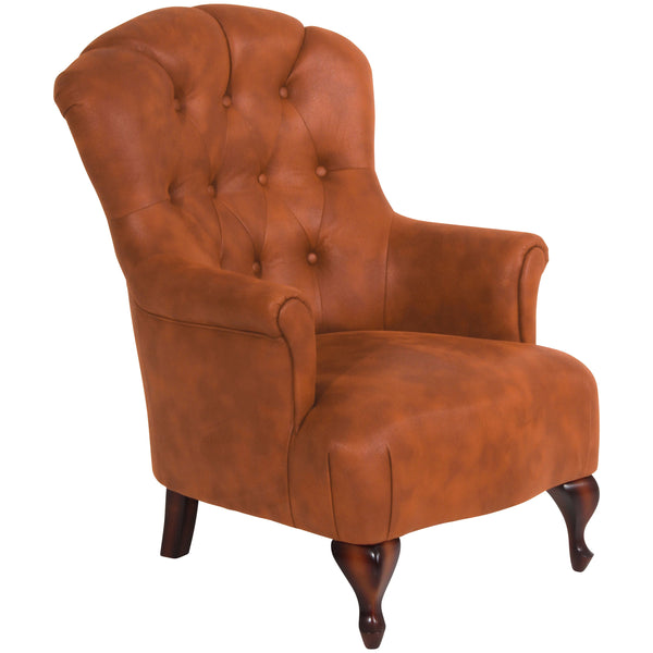 Max Winzer fauteuil Camilla cognac