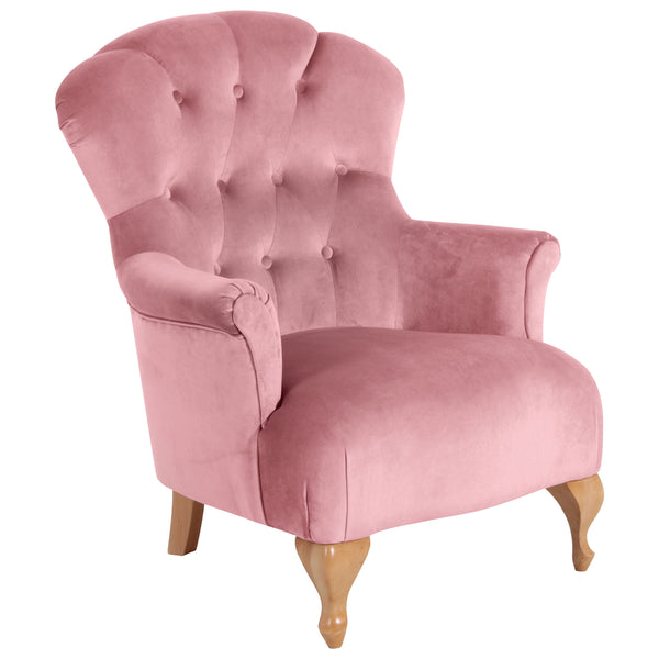 Fauteuil Camilla rosé de Max Winzer