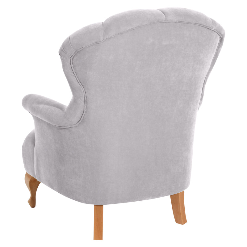 Fauteuil Camilla argenté de Max Winzer