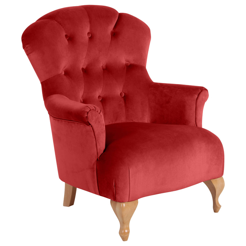 Fauteuil Camilla brique de Max Winzer