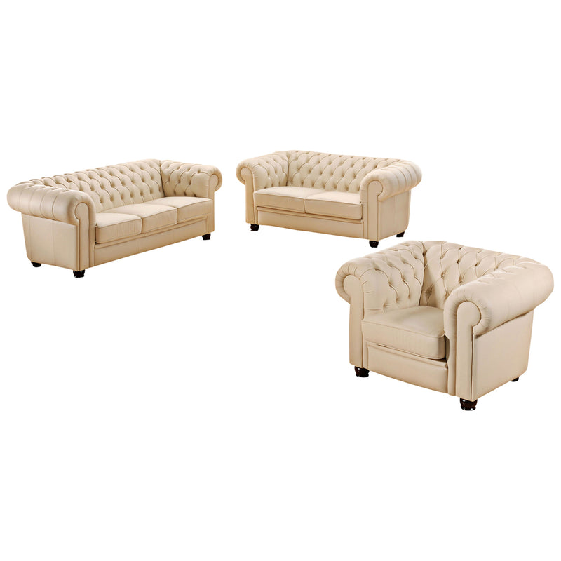 Max Winzer Sofa 3-Sitzer Chandler beige