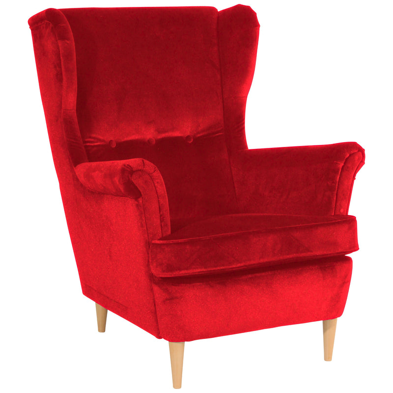 Max Winzer Wingback Chair Clint rood