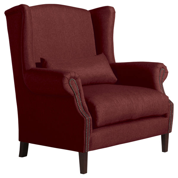 Fauteuil Flora rouge de Max Winzer