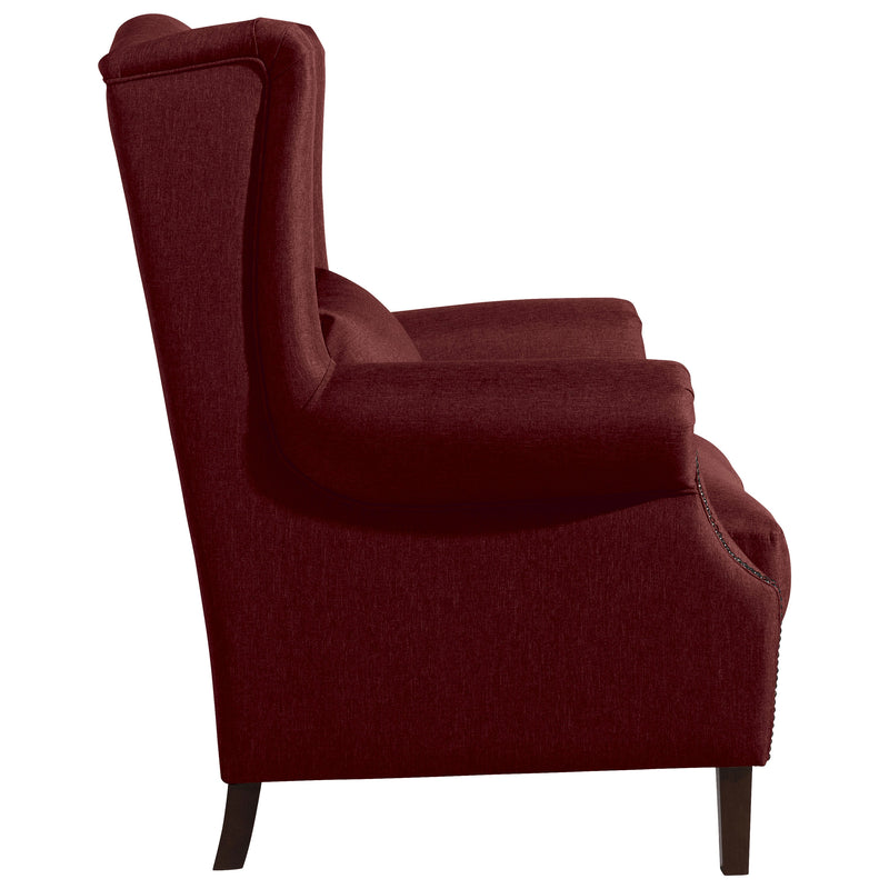 Fauteuil Flora rouge de Max Winzer