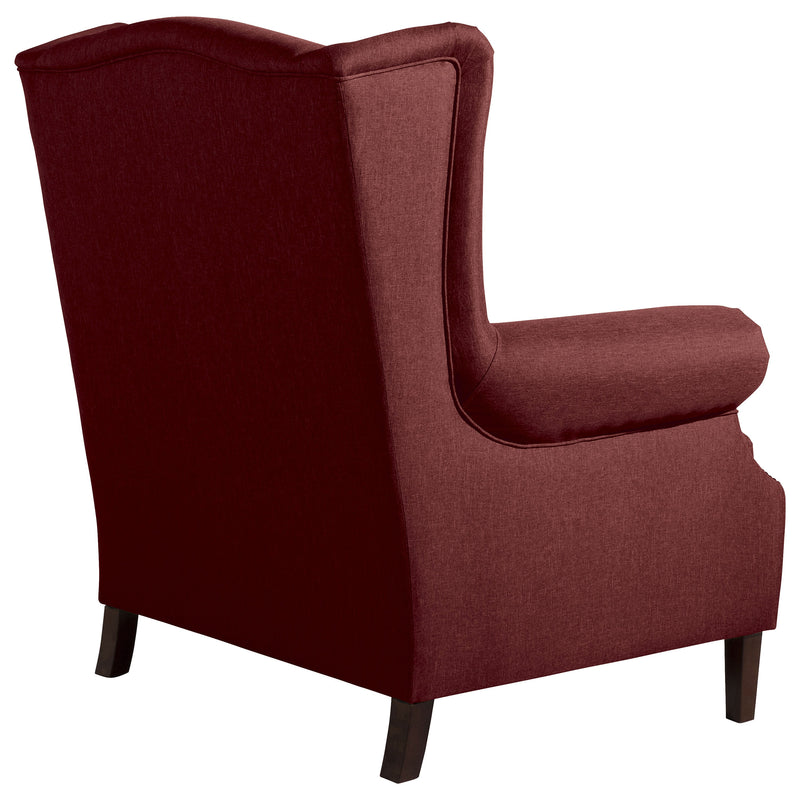 Fauteuil Flora rouge de Max Winzer