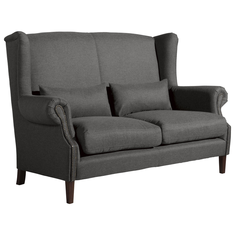 Max Winzer Sofa 2-Sitzer Flora anthrazit