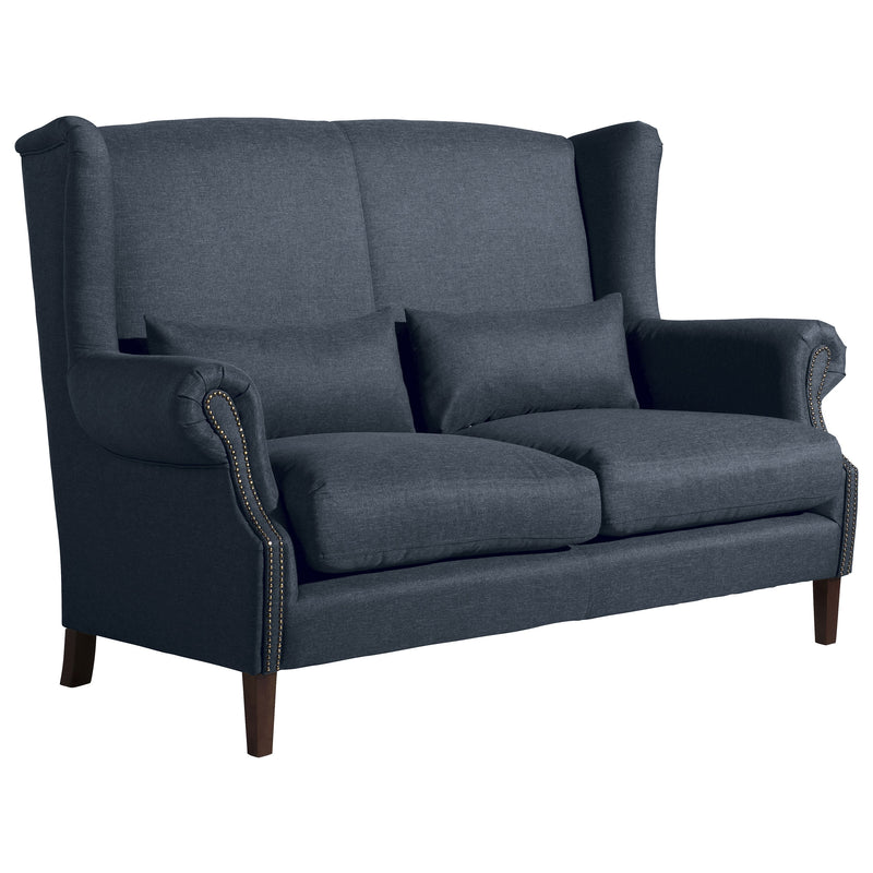 Max Winzer Sofa 2-Sitzer Flora blau