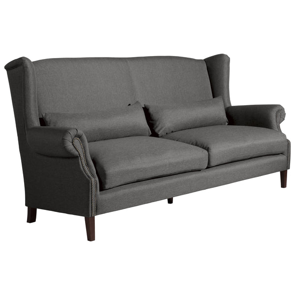 Max Winzer Sofa 3-Sitzer (2-geteilt) Flora anthrazit