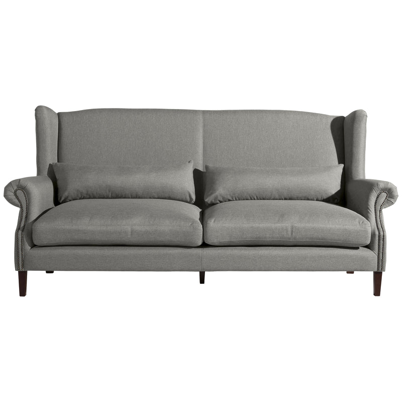 Max Winzer Sofa 3-Sitzer (2-geteilt) Flora hellgrau