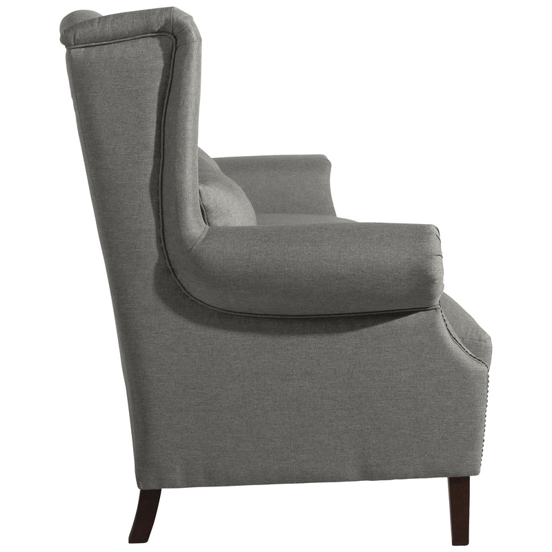 Max Winzer Sofa 3-Sitzer (2-geteilt) Flora hellgrau