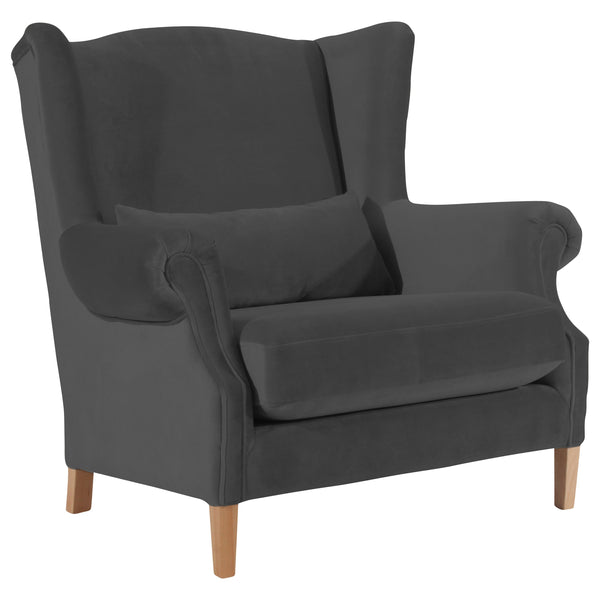 Max Winzer Grote Fauteuil Harvey antraciet