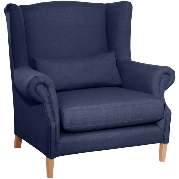 Max Winzer Grote Fauteuil Harvey donkerblauw