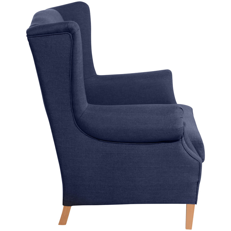 Fauteuil Big Armchair Harvey de Max Winzer bleu foncé