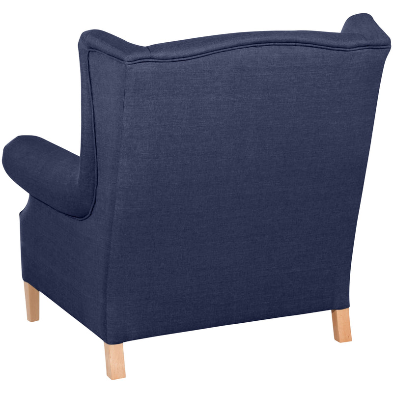 Fauteuil Big Armchair Harvey de Max Winzer bleu foncé