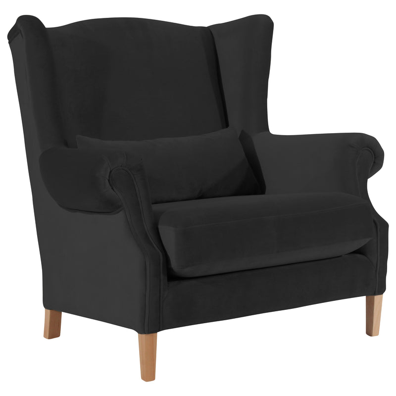 Max Winzer Grote Fauteuil Harvey zwart